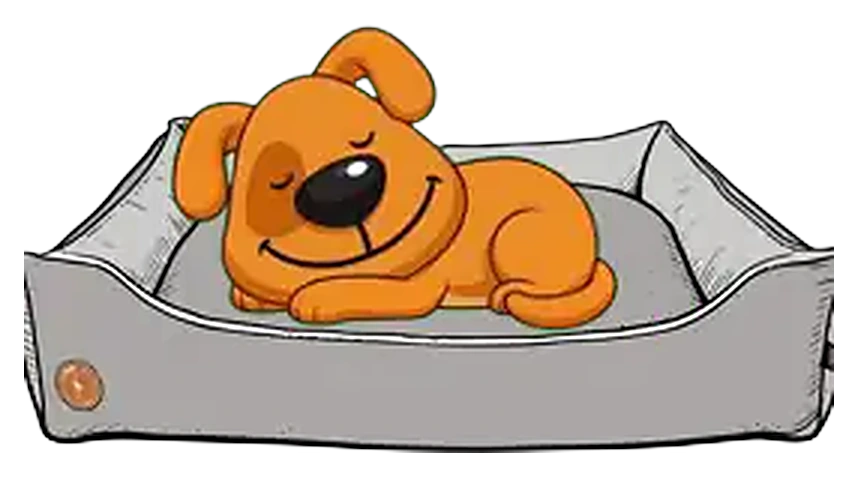 Pelo spí v pelechu