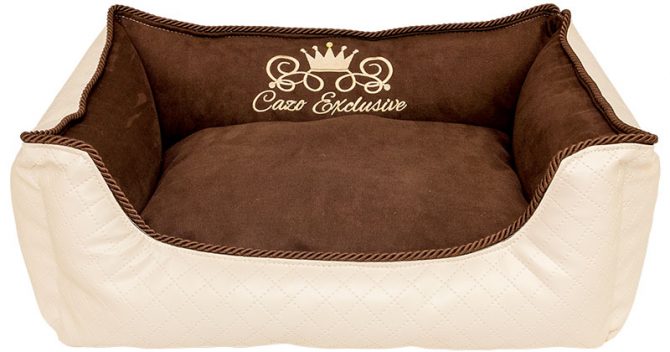 Pelech Cazo Exclusive kolekcia Royal béžová hnedá, je pelech pre odvážnych milovníkov domácich maznáčikov, zároveň spĺňa všetky náročné kritéria potrebné pre pohodlie vášho domáceho maznáčika, ktorými sú kvalita, komfort, moderný dizajn, originalita a jednoduchosť v údržbe.
