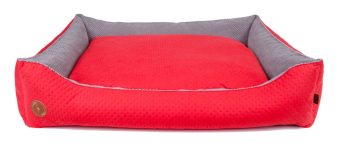 Pelech pre psa Lauren CEZAR | červená. Kvalitný pelech, jednoduchá údržba, možnosť prať v automatickej práčke, 3 dostupné veľkosti, 8 farebných variácií.