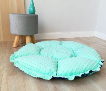 Pelech pre psa a mačku DAISY 80 cm - Tropik - mentolová (1)