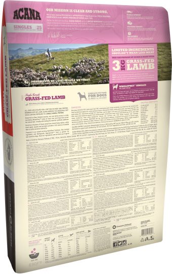 Acana Singles Grass-fed Lamb 11,4 kg - 1