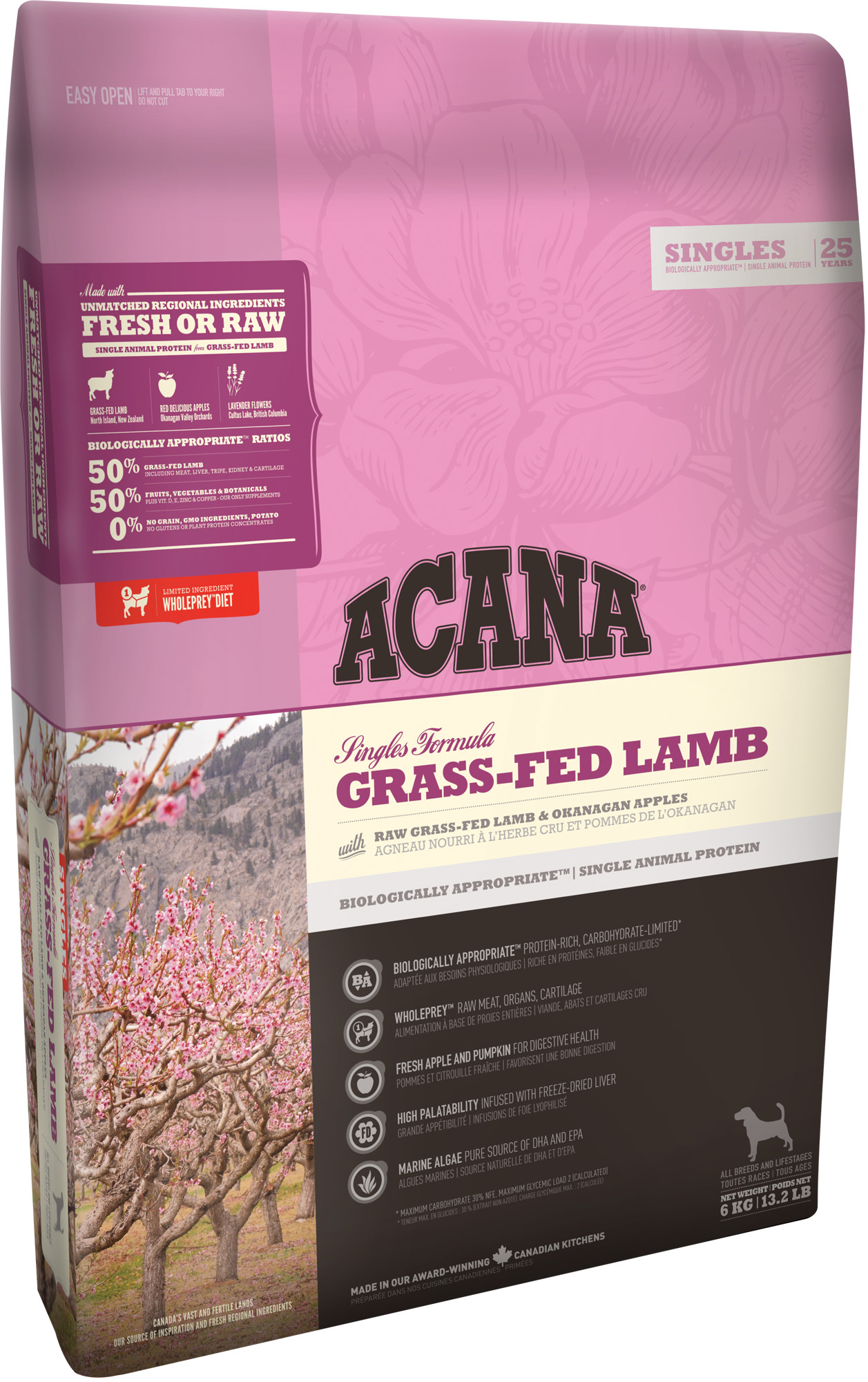 Obrázok Acana Dog Grass-Fed Lamb  Singles 340g