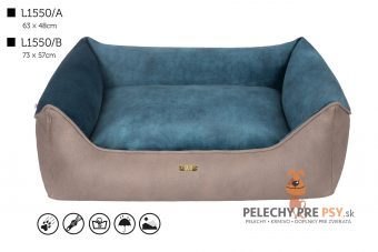 Pelech pre psa Velvet modrá L1550 - 1