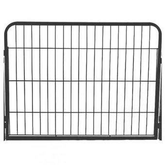 Kovová ohrádka pre psíkov a šteniatka 8 dielna 80 x 80 cm | Malatec, dvojitá ochrana proti otvoreniu, rozhloha 19 m2, moduly je možne vyskladť podľa potreby