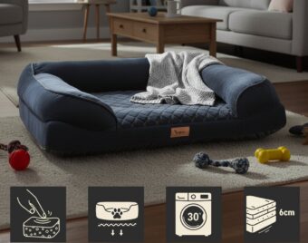 Ergonomický pelech pre psa a mačku Purlov – fotka 10